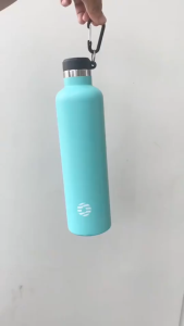 FJbottle Vacuum Tumbler 34Oz Hot And Cold Water Bottle Stainless Steel Water Bottle With Cup Brush