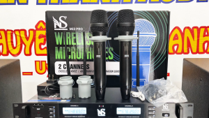 Micro không dây cao cấp NS EG 500 Plus Tích hợp 7 chế độ Echo - EQ trên đầu thuhàng nhập khẩu chính hãng bảo hành 12 tháng