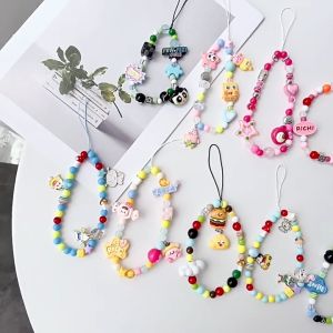 SHOPHOME - Gantungan Hp Tali Lanyard Strap Phone Manik Manik Kartun Gelang Tangan Handphone KEY24