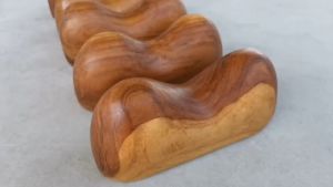 หมอนนมไม้ หมอนไม้สำหรับนวดหลัง นวดต้นคอ กดจุดบริเวณที่ปวด