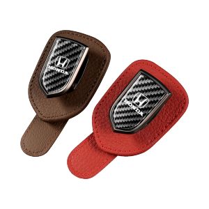 Car Glasses Clip Sunglasses Holder Auto Sun Visor Storage Bill Clamp For Toyota wish Camry Vios Altis Avanza Vellfire Innova Hilux Sienta CHR RAIZ RAV4 Yaris Camry Land Cruiser Avalon Auto Accessories