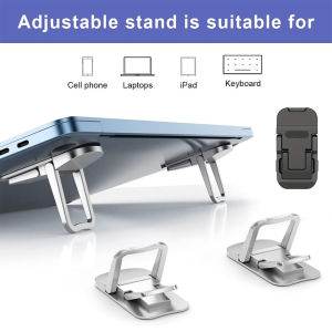 2/4Pcs Foldable Laptop Stand Portable Notebook Support Holder Adjustable Riser Cooling Bracket Universal for Laptop Tablet