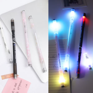 LED Light Fidget Rolling Spinner Pen Anti-slip Comfortable Spinning Pen Funny Rotating Pen with Led Flash