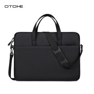 OTOHE Fashion Business Bag 14 - inches Laptop Bag Shoulder Bag Portable Cross Body Bag Large Capacity Handbag Waterproof Messenger Bag Lightweight Casual Bag Leisure Bag