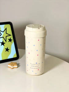 Cốc Nước Giữ Nhiệt Bằng Thép Không Gỉ Có Nắp Cốc Bằng Nhựa PP Cốc Đựng Cà Phê Cốc Đựng Nước Cốc Đi Theo Cốc Đựng Trà Cốc Giữ Nhiệt