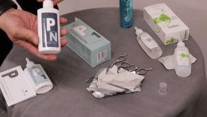 BNS Schwarzkopf Professional Perm Lotion Kit 1 with Neutralizer Fixing Lotion Use For Hair Styling Treatment Curls Waves