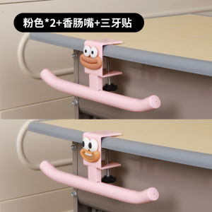 Student Desk Bag Hook High Aesthetic Value Mobile Table Edge Storage Rack Classroom Essential Durable Clamp on Bag Holder