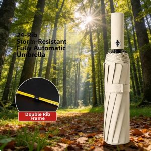 BAIXITANG | Automatic Folding Windproof Sun and Rain Umbrella