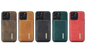 Retro Leather Detachable Wallet Magnetic Case For Samsung Galaxy Z Fold 7 6 5 4 3 Tri-fold Card Bag Back Shell Shockproof Cover