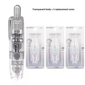 Taiwan Oval Owen Press Correction Tape Animal Hot Spring Limited 6M Large Capacity Replaceable Core Press Correction Tape Transparent Mini Student Cute Cartoon Creativity Pen Correction Tape