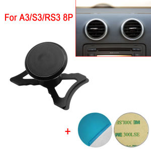 Car Phone Holder For Audi A3/S3/RS3 8P 8V Sline Sportback Air Vent Magnetic Mount GPS Stand 360 Degree Rotatable Mobile Bracket