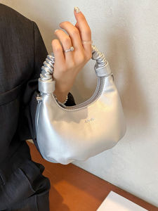 Fashionable Pea Shaped Handbag Womens Shoulder Bag Summer New Style Versatile Simple Design High-End Sensation Trendy Ladies Purse