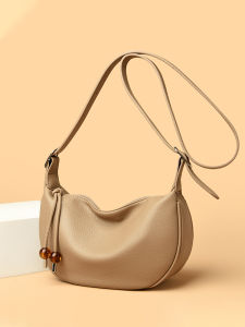 BYUELUN | New Retro Stylish Saddle Bag Soft Leather Small Trend Matching Shoulder/Crossbody Bag