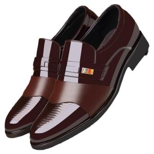 Breathable Elevated Mens Business Casual Leather Shoes