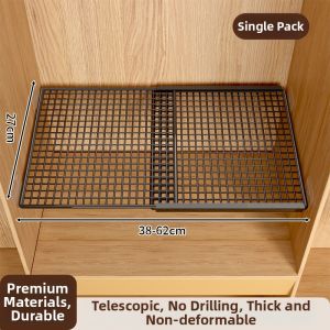 MINGZHIYIFAN | Extendable Layered Shelf Organizer