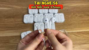 ( TREND MỚI ) Tai Nghe Dây S6 Cao Cấp Thiết Kế Đẹp  Thời Trang  Âm Thanh Rõ Đàm Thoại Chuẩn