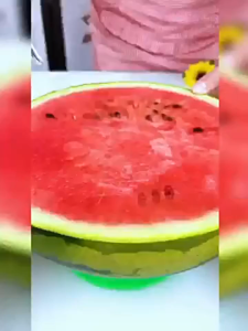 Fruit Slicer Tool Watermelon Cutter Stainless Steel Melon Baller Scooper 3-in-1 Kitchen Gadget for Home Camping Party