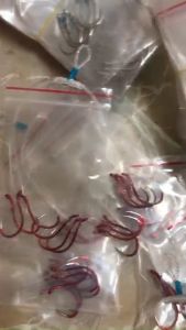 Chùm nho câu cá tra lưỡi BKK đỏ(Red) dây Pioneer trắng chất lượng cao