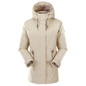 Jeep | Jeep Womens Three-in-One Down Jacket Winter Outdoor Climbing Camping Waterproof Windproof Inner removable Breathable Moutain Hiking Clothes