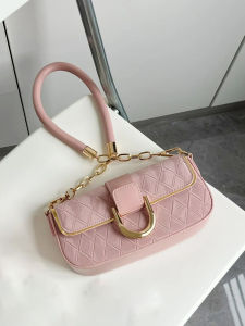 Stylish Versatile Underarm Bag Womens Single Shoulder Crossbody Bag Fashionable Small Square Bag Li Cha 2025 New Arrival