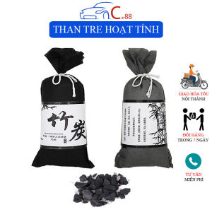 (65) Túi Than Tre Hoạt Tính Treo Xe Ô Tô Treo Văn Phòng Treo Nhà Khử Mùi Khử Ẩm Mốc