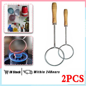 [Same Day Ship] 2PCS Stainless Steel bottle ring cutter Scalding Bottle Iron Ring Wine Burning Glass Bottle Ring
