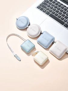 Thước cuộn bọc da mềm mại 2 mặt 150cm/ 60inch dạng tròn và vuông