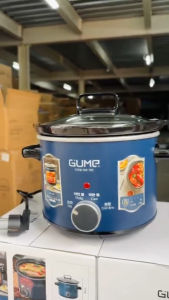 Nồi Kho Hầm Nấu Chậm Gume GM-PC2303 3L Lòng Gốm Cao Cấp Công Nghệ Gia Nhiệt 360° 3 Chế Độ Nấu Bảo Hành 12 Tháng