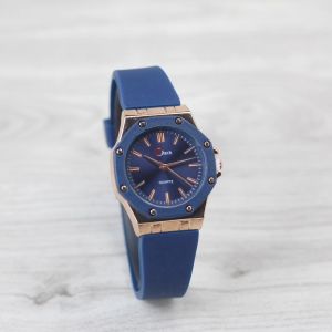 Jam tangan GV TECH 004 tali silicon/rubber bulat analog original wanita