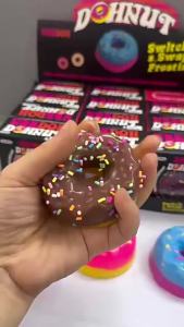 Schylling | NeeDoh Dippin TPR Donut Sandwich Rebound Stress Relieving Toy Stress Relieving Toy Life and Work Toy