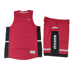 Mens Summer Thin Breathable Quick Dry Casual Fitness Running Basketball Set Loose Fit Straight Leg Sport Pants Youth Trend