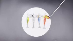 ShareShark | Bộ Mồi Câu Xoay Kim Loại ShareShark 3 Chiếc Trọng Lượng 10/15/20g Mồi Giả Cứng Dành Cho Cá Bass Cá Pike Cá Crap Kèm Móc Ba Ngạnh