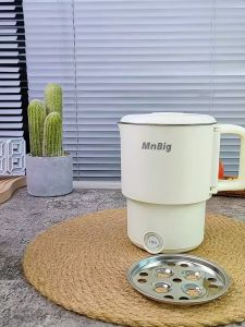 0.8L Folding Kettle Portable Small Travel Mini Office Home Folding Kettle Plane