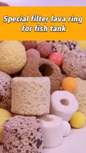 Ceramic Lava Rings Aquarium Filter Media Materials Activated Carbon Bio Ball High Efficiency Filter