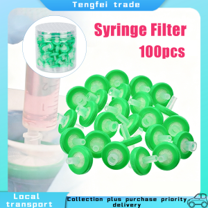 100PCS Syringe Filter Plastic Nylon Filter Membrane 13mm 0.22 Micron Disposable Lab Supplies