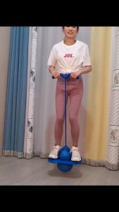 Children Bounce Ball Jumping Ball With Handle Durable Frog Rabbit Jump Bouncy Bouncing Ball Toys Exercise Kids Height Aid Adult With Pump