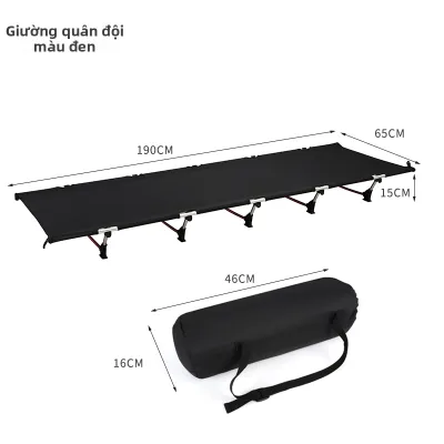Giường Dã Ngoại Gấp Gọn Nhẹ