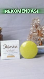 SKINVIXI Collagen Brightening Beauty Soap Bar for Face and Body - Sabun Mandi Batangan Muka dan Badan