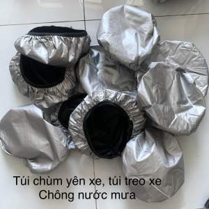 Túi chùm chống nước mưa chùm yên xe đạp hoặc túi treo sườn xe đạp