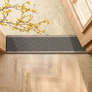 Modern Minimalist Long Strip Silicon Dendroid Mat Home Entrance Bathroom Threshold Stone Anti-Slip Water Absorbent Quick Dry Foot Mat