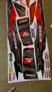 (COD) VEGA R NEW STICKER STRIPING MOTOR YAMAHA VEGA R NEW IP.03 STRIPING VARIASI RACING