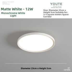 FANZHEN | Waterproof Anti-dust Shockproof Ultra-thin Round Ceiling Light