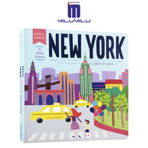 New York: A Book of Colors (Hello World) Board book – Illustrated by Ashley Evanson Original English books