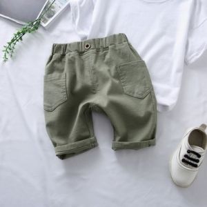 Summer New Style Loose Casual Pants for Boys And Girls Baby Fashionable Workwear Trousers Childrens Clothing Family Outfits