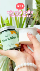 HŨ Bột Tảo Xoắn Spirulina Nguyên Chất Hapuganic Mặt Nạ Bột Tảo Xoắn Nguyên Chất giảm Mụn Sáng Da Thanh Lọc Da