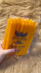 泰国三象牌 - 24支庄蜡烛 17.5CM【红 / 黄 / 白】THAI BRAND CANDLE