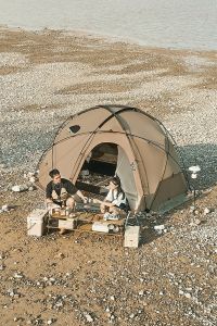 MOBI GARDEN Outdoor Camping Tent Commander Large Space Thickened 4 Season Rainproof Waterproof Ball Tent