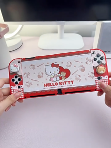 Bộ ốp bảo vệ toàn diện kèm giá đỡ GeekShare chống trầy và nâng cao trải nghiệm cho Nintendo Switch OLED
