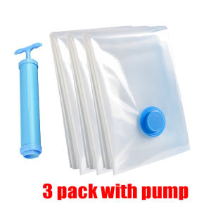 Vacuum Storage Bags 8-18Pc Space Saver Bag Travel Rechargable Air Pump Various Seal Bag Pump for Compress Clothe Blanket Luggage