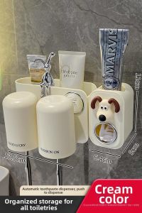 MOLORE | Luxury Wall-Mounted Drill-Free Toothbrush Holder